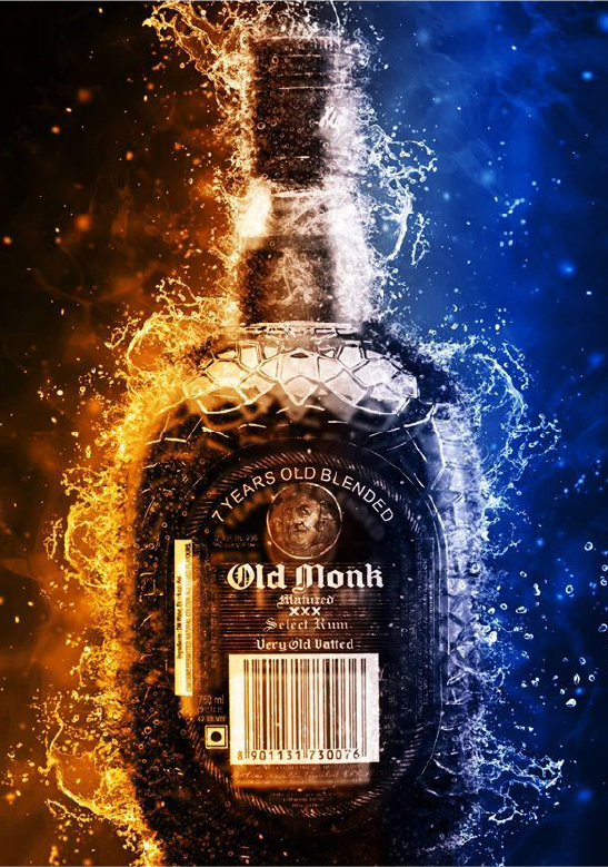 Old Monk Bottle