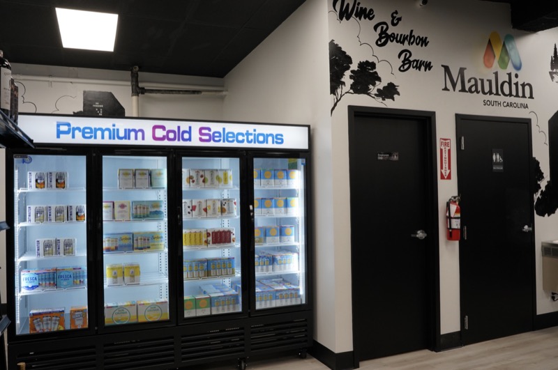 Premium spirits display